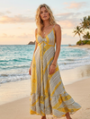 Women’s Gray Strappy Maxi Dress | Recycled Silk Beach Dress S/M