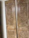 Vintage Carved Wood Door 