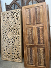 Hand Carved Sliding Barn Door Vintage Interior Door 80