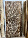 Lotus Pond Carved Sliding Door Vintage Bedroom Barn Door 80x36