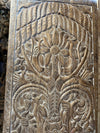 Tree of Life Carved Wood Indian Door Feature Wall Art Panel 84x36