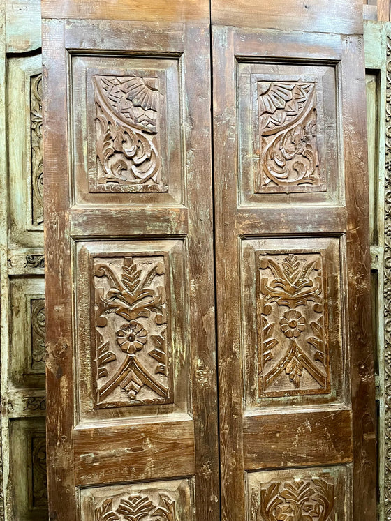 Antique Sliding Door Hand Carved Double Door Barn Doors 80