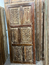Vintage Carved Door Rustic Farmhouse Sliding Barn Doors 80x36