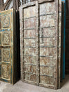 Antique Carved Door Teak Wood Rustic Farmhouse Garden Door