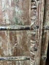 Antique Carved Door Teak Wood Rustic Farmhouse Garden Door 84
