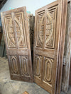 Antique Carved Wood Entry Doors Exterior Interior Double Doors 80x30