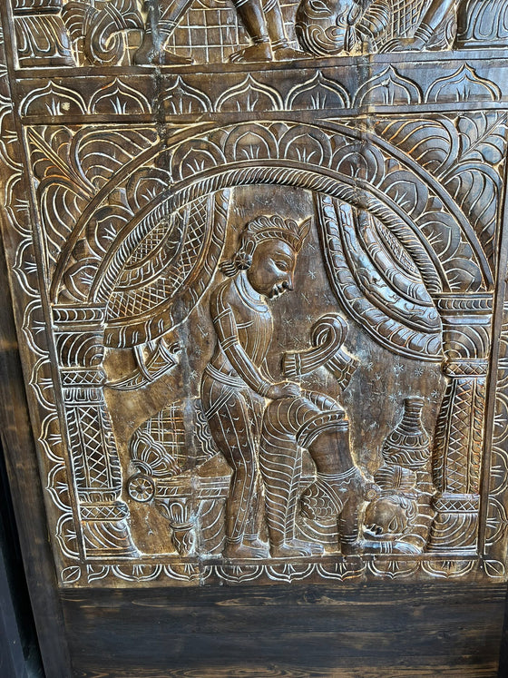 Kamasutra Carved Door Hand Carved Panel Vintage Barn Door Wall Art 96