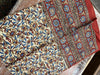 Orange & Yellow Leaf Floral Handloom Cotton Bedspread – Ethnic Indian Bedding