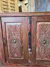 Antique Carved Sideboard Living Room TV Console Buffet Credenza 69x36