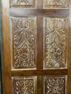 Vintage Carved Door, Whitewash Hues, Farmhouse Retro Barndoors, Sliding door 96x36