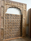 Antique Indian Arch Rustic Carved Old World Architectural Doorway