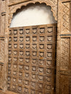 Antique Indian Arch Rustic Carved Old World Architectural Doorway