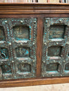 Antique Buffet Sideboard TV Stand Distressed Farmhouse Credenza 82