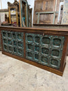 Antique Buffet Sideboard TV Stand Distressed Farmhouse Credenza 82