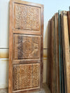 Hand Carved Wooden Doors Floral Rustic Modern Barn Doors 96x36