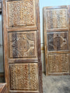 Hand Carved Wooden Doors Floral Rustic Modern Barn Doors 96x36