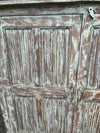 Vintage Sideboard Cabinet Carved Antique White Armoire 52x49