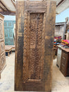 Antique India Haveli Carved Wood Door Rustic Farmhouse Garden Door 85x36.5