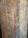 Vintage Carved Door Tree Of Life Natural Wall Art Sliding Barn Door 84x40