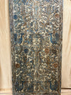 Vintage Indian Carved Sliding Barn Door Colorful Wall Art Decor 8ft