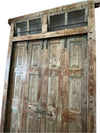 Antique Door Carved Exterior Teak Veranda Double Door Original Hardware