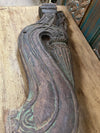 Artisan Crafted Corbel Bracket Floating Shelf Rustic Carved Elements