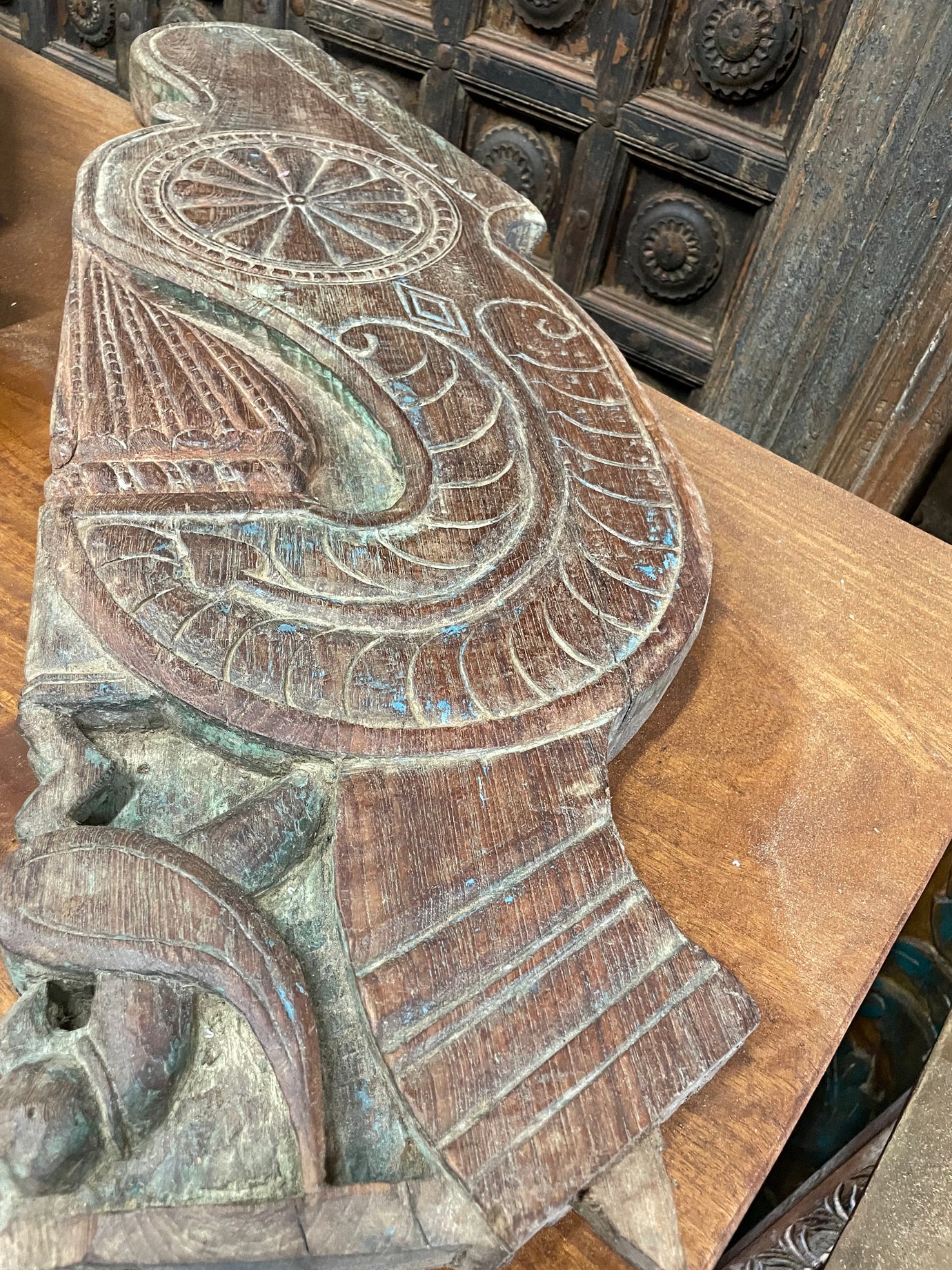 Antique Corbels Bracket Carved Corbel Bird Rustic Old Remnants