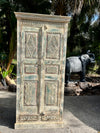 Stunning Bohemian Armoire Rustic Carved Wardrobe Farmhouse Cabinet 81