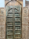Antique Jharokha Door Panels Scallop Arch Teak Exterior Doors 85