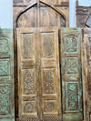 Antique Carved Door Panels Cottage Closet Double Doors 80X35