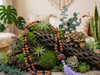Third Eye Chakra Rudraksha Mala Necklace – Handmade Japa Mala, Meditation & Spiritual