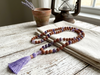 Amethyst Rudraksha Yoga Mala Beads – 108 Energy Japa Meditation Necklace