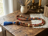 Rudraksha Navgraha Mala Necklace | Nine Planet Yoga Japamala Beads