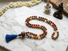 Rudraksha Navgraha Mala Necklace | Nine Planet Yoga Japamala Beads