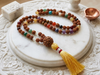 Navgraha Nine Planets Chakra Mala Necklace | Spiritual Prayer Pendant Jewellery