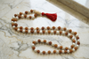 Pearl Moon Rudraksha Yoga Mala Beads – Energy Clearing Meditation Prayer Necklace