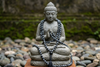 
Snowflake Obsidian Healing Stone Mala Beads | Reiki Protection Energy Necklace
