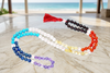 Chakra Balance Mala Beads | Turquoise Amethyst Lapis Yoga Necklace