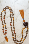 Carnelian Chakra Mala Beads Necklace – Zen Healing Reiki Jewellery with Pendant