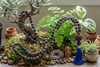 Rudraksha Lapis Lazuli Meditation Mala Beads – Yoga Energy Japa Mala Necklace