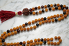 Garnet Rudraksha Yoga Mala – 108 Healing Japamala Meditation Beads