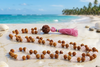 Handmade Rose Quartz & Rudraksha Yoga Mala | Healing Meditation Prayer Beads