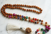 Navaratna Rudraksha Necklace – Healing Prayer Beads for Meditation & Spiritual Balance
