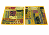 Boho Dark Yellow Patchwork Cushion Covers – Handmade Decorative Throw Pillows