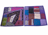 Handmade Purple Patchwork Cushion Covers – Bohemian Throw Pillows for Sofa & Bed