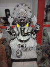 PRE ORDER Handcarved Black Granite Statue Natural Stone Ganesh Idol for Garden
