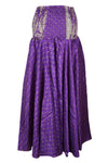 Boho Chic Handmade Wide-Leg Pants – Eminence Purple, Flowy & Comfy