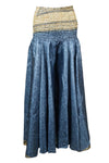 Boho Chic Bright Blue Wide-Leg Palazzo Pants – Flowy & Comfortable Women’s Pants