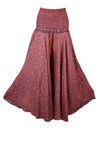Bohemian Red Wide-Leg Pants – Handmade Flowy Pants for Women, Chic & Comfortable SM