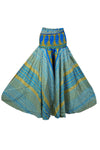 Handcrafted Sky Blue Boho Palazzo Pants – Breezy, Flowy & Elegant Wide-Leg Style  SM